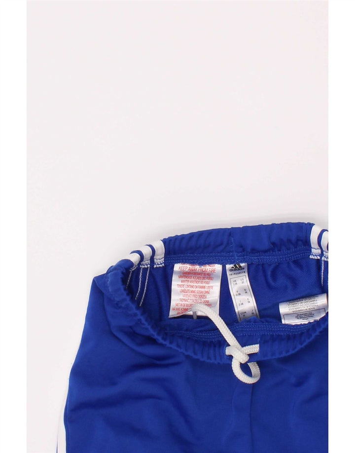 Adidas Boys Tracksuit Trousers Joggers 2-3 Years Blue Polyester