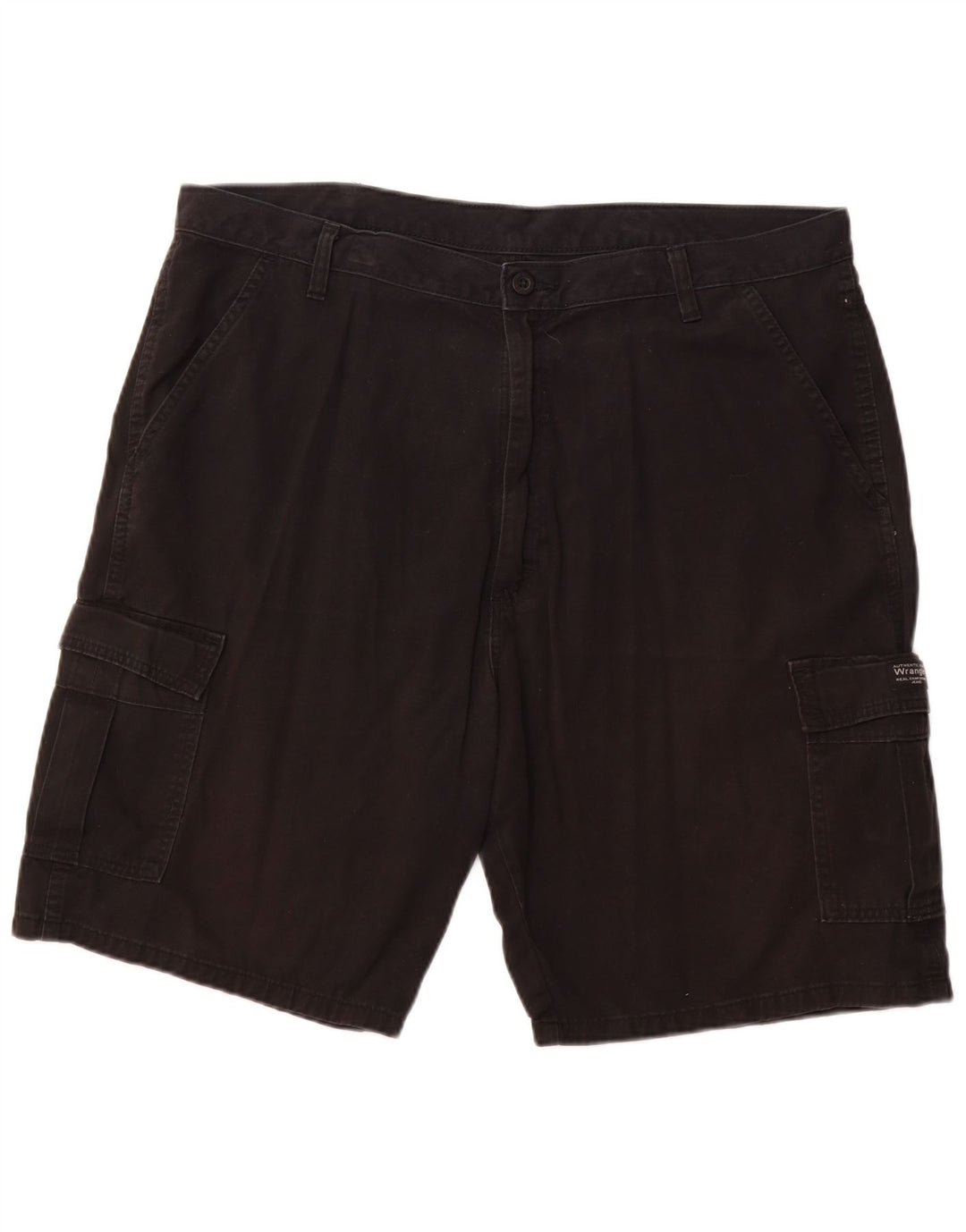 WRANGLER Mens Cargo Shorts W40 XL Black Cotton