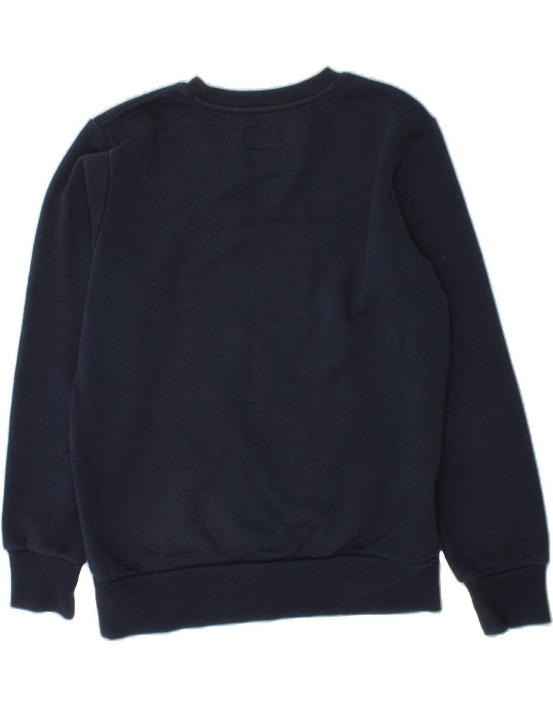 CONVERSE Boys Graphic Sweatshirt Jumper 10-11 Years Medium Navy Blue Vintage Converse and Second-Hand Converse from Messina Hembry 