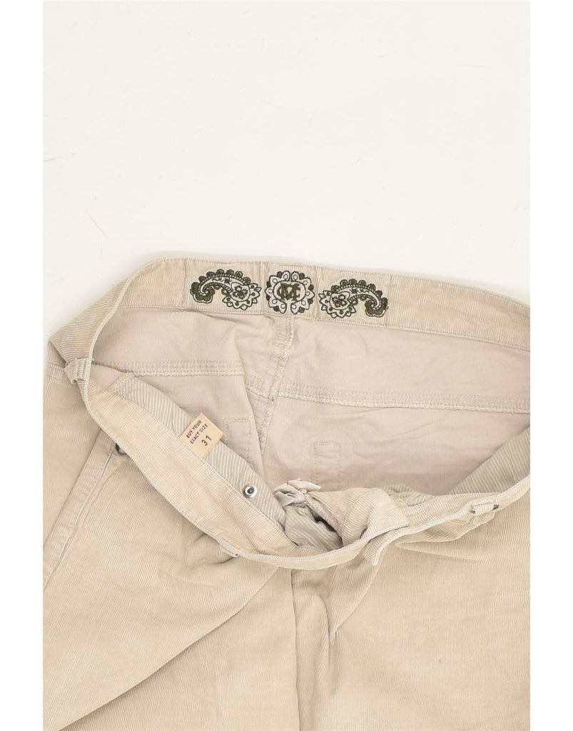 MARLBORO CLASSICS Womens Slim Corduroy Trousers W31 L27 Beige Cotton | Vintage Marlboro Classics | Thrift | Second-Hand Marlboro Classics | Used Clothing | Messina Hembry 