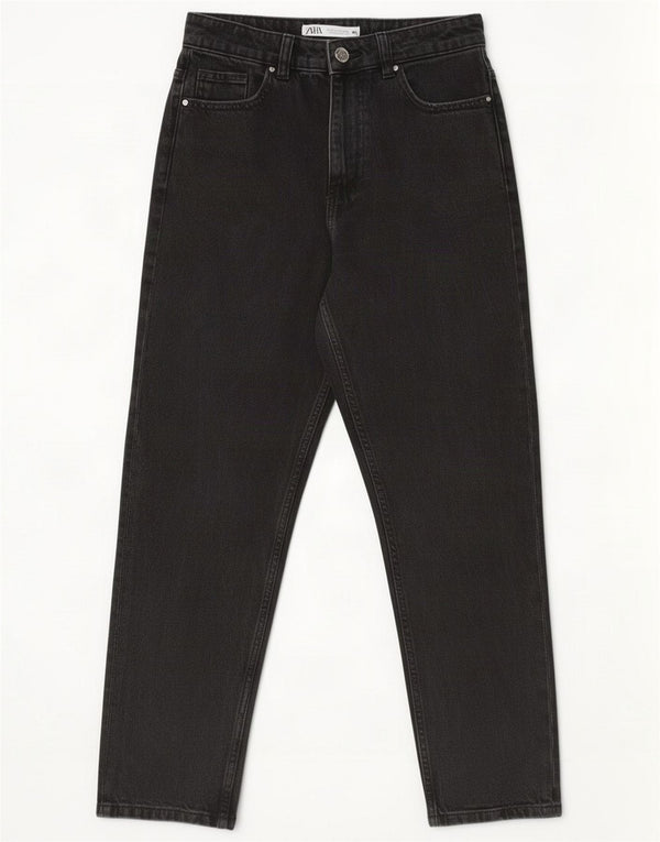 Zara Womens Straight Jeans EU 36 XS W26 L27 Black
