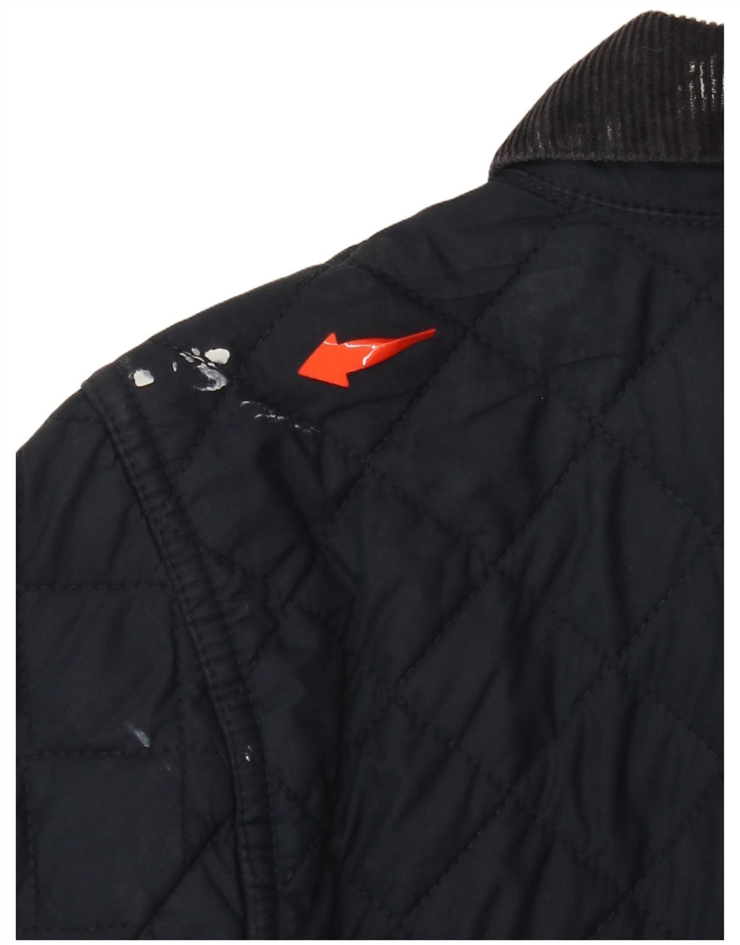 RALPH LAUREN Girls Quilted Jacket 8-9 Years Medium Navy Blue Polyester