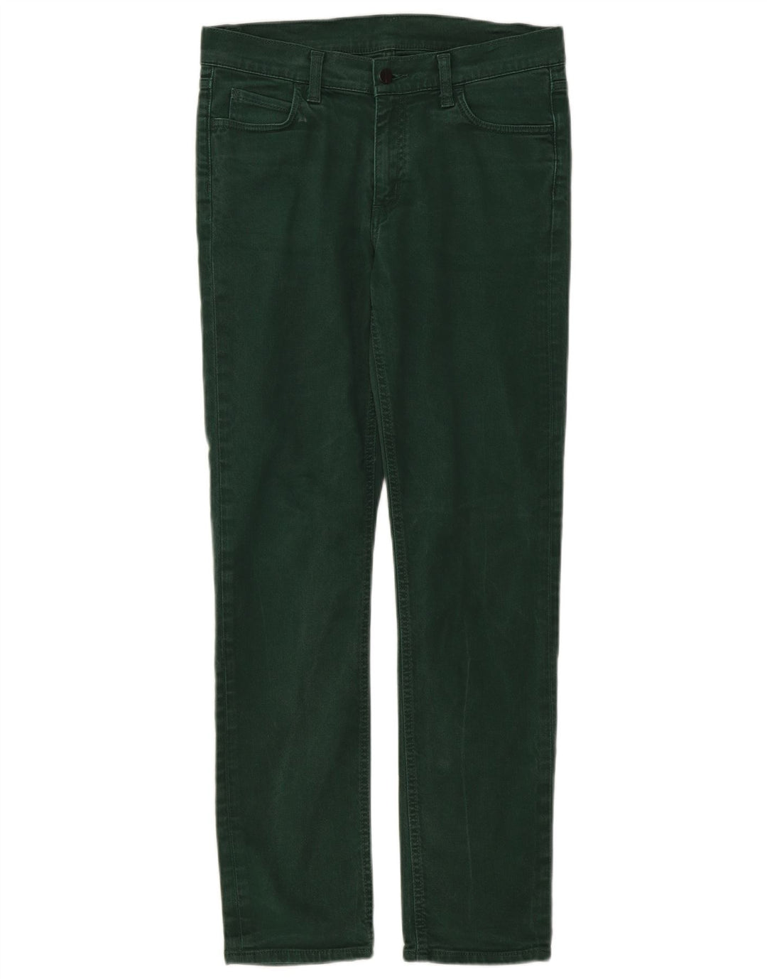 Carhartt Mens Slim Jeans W30 L32 Green Cotton