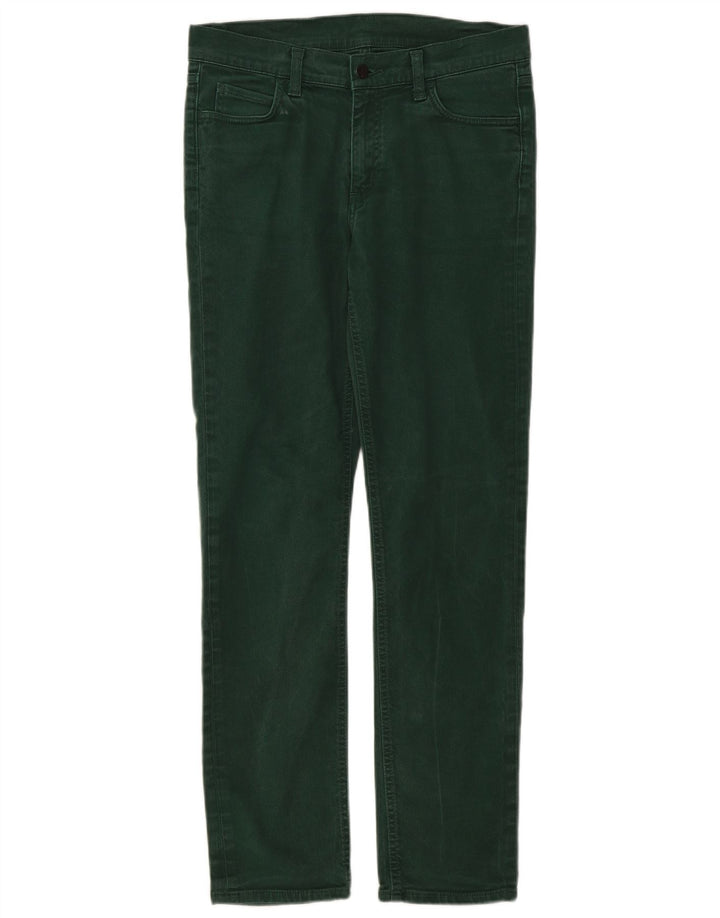 Carhartt Mens Slim Jeans W30 L32 Green Cotton