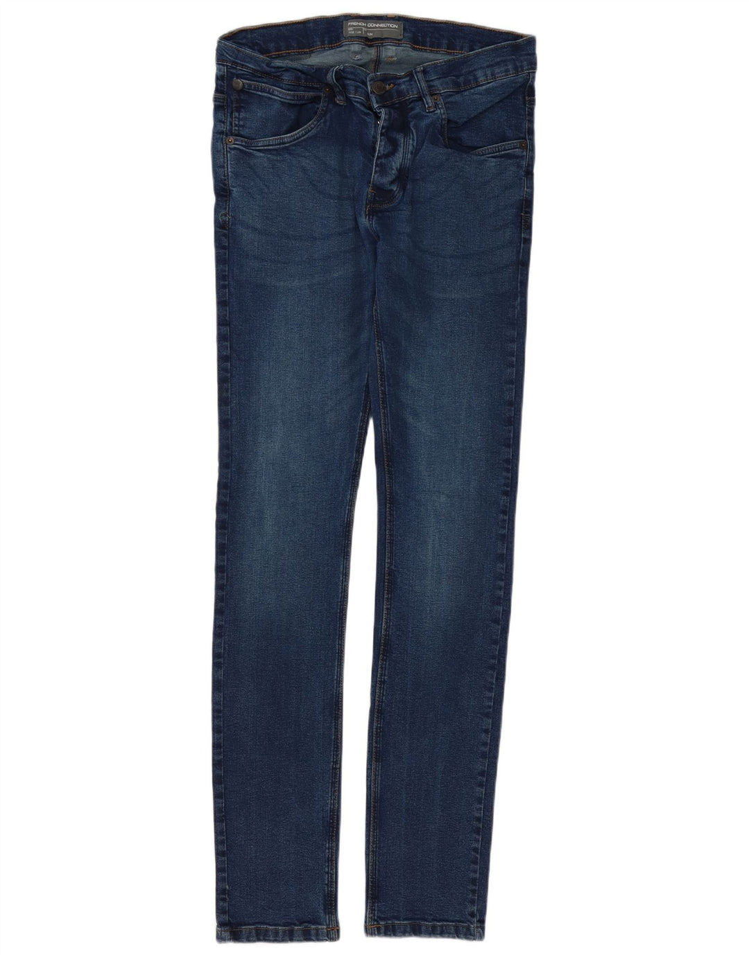 French Connection Mens Slim Jeans W32 L34 Blue Cotton