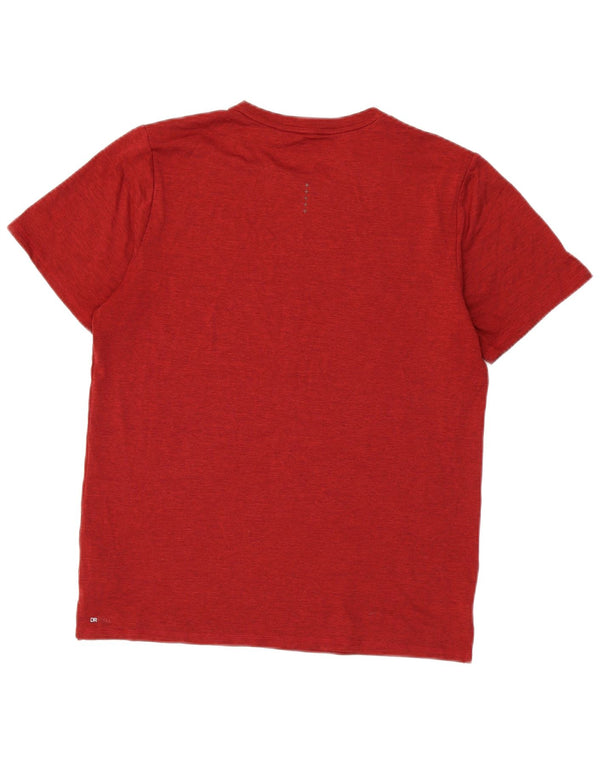 Puma Mens T-Shirt Top Medium Red Polyester