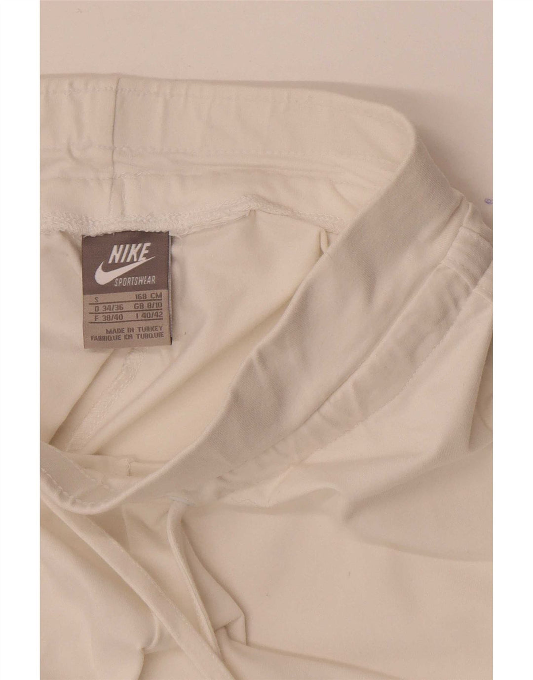 Nike Womens Tracksuit Trousers UK 8/10 Small White