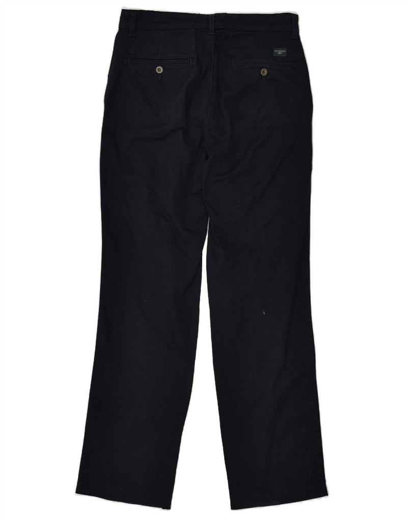 DOCKERS Womens Straight Chino Trousers W32 L34 Navy Blue Cotton | Vintage Dockers | Thrift | Second-Hand Dockers | Used Clothing | Messina Hembry 