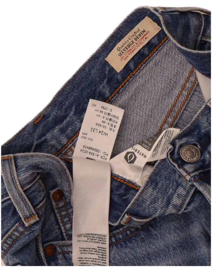 Levi's Womens 501 Denim Shorts W24 XS Blue Cotton