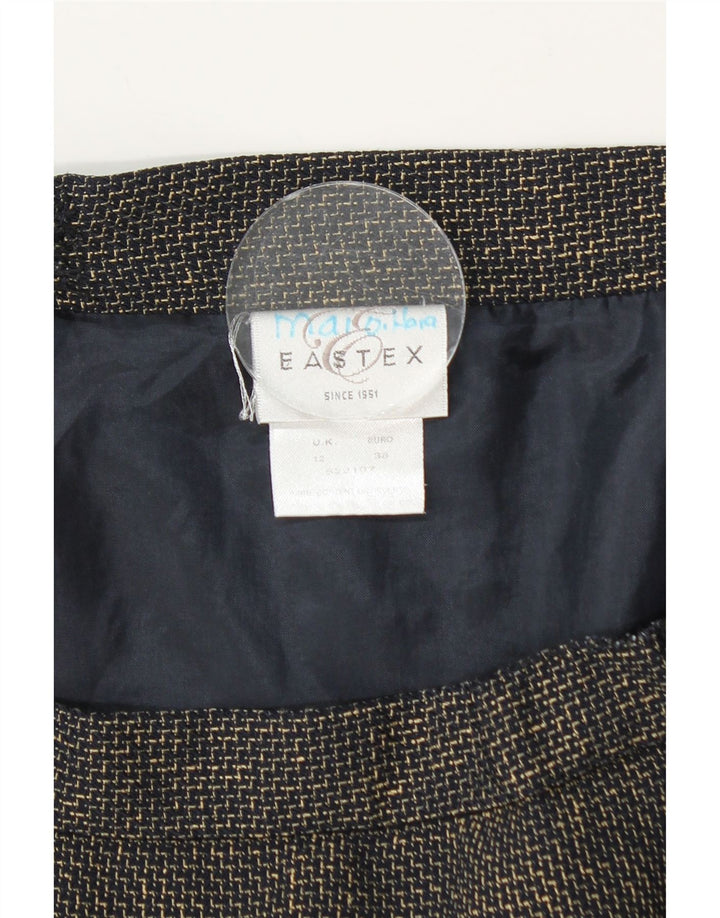Eastex Womens Trumpet Skirt UK 12 Medium W30  Navy Blue Polyester