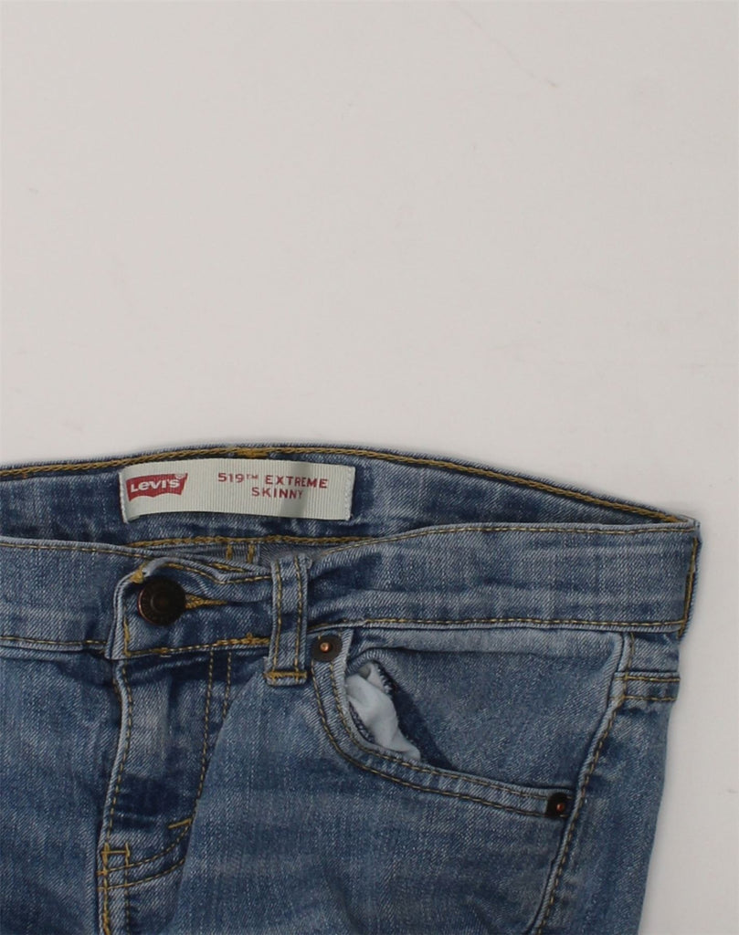 LEVI'S Girls 519 Skinny Jeans 9-10 Years W24 L26  Blue Cotton | Vintage Levi's | Thrift | Second-Hand Levi's | Used Clothing | Messina Hembry 