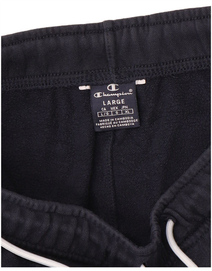 CHAMPION Mens Cargo Tracksuit Trousers Joggers Large  Navy Blue
