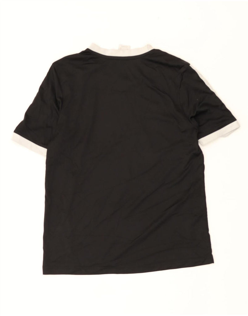 ADIDAS Boys Climalite T-Shirt Top 13-14 Years Black Vintage Adidas and Second-Hand Adidas from Messina Hembry 