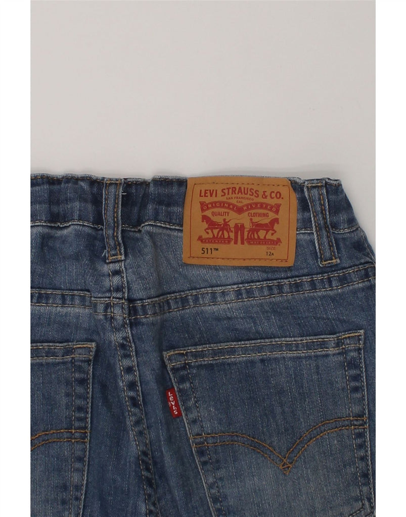 LEVI'S Boys 511 Slim Denim Shorts 11-12 Years W26  Blue Cotton | Vintage Levi's | Thrift | Second-Hand Levi's | Used Clothing | Messina Hembry 