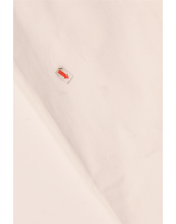 TOMMY HILFIGER Womens Mid Rise Skinny Jeans W25 L25 White Cotton