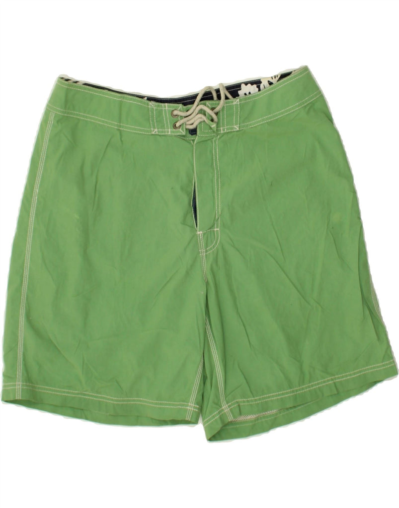 J. CREW Mens Swimming Shorts Medium Green Nylon | Vintage J. Crew | Thrift | Second-Hand J. Crew | Used Clothing | Messina Hembry 