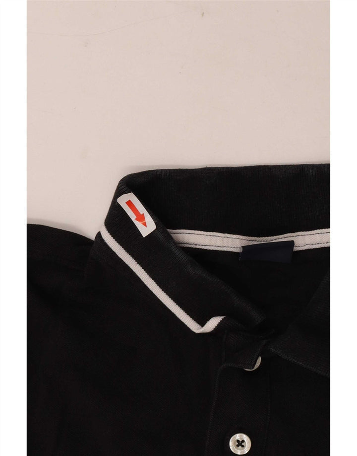 North Sails Mens Polo Shirt Small Black Cotton
