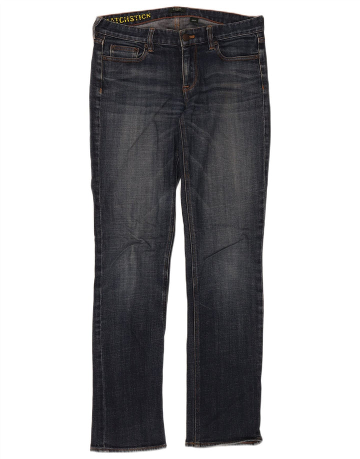 J. Crew Womens Matchstick Slim Jeans W28 L32 Navy Blue Cotton