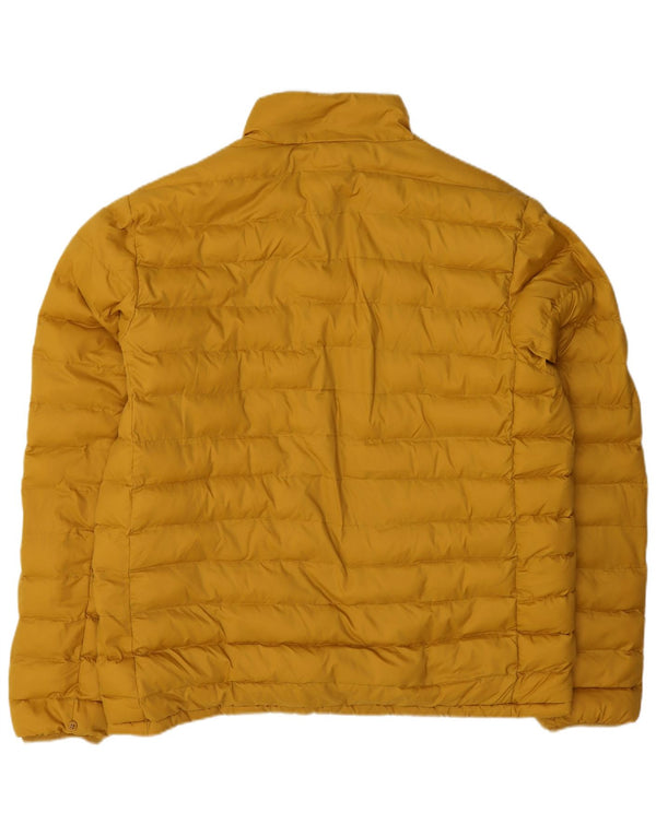 Barbour Mens Padded Jacket UK 44 2XL Yellow Polyamide