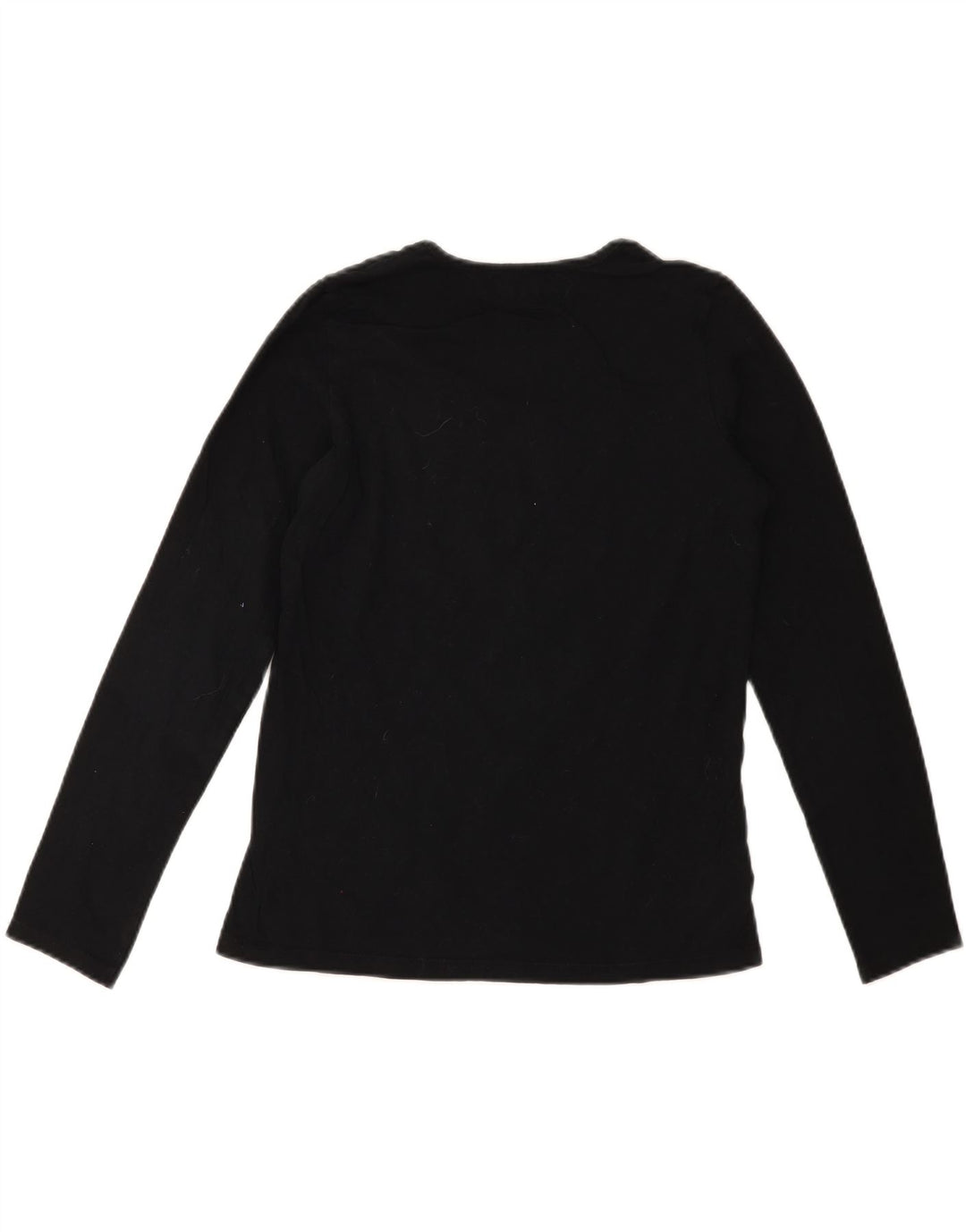 EDDIE BAUER Womens Top Long Sleeve UK 6 XS Black Cotton Vintage Eddie Bauer and Second-Hand Eddie Bauer from Messina Hembry 