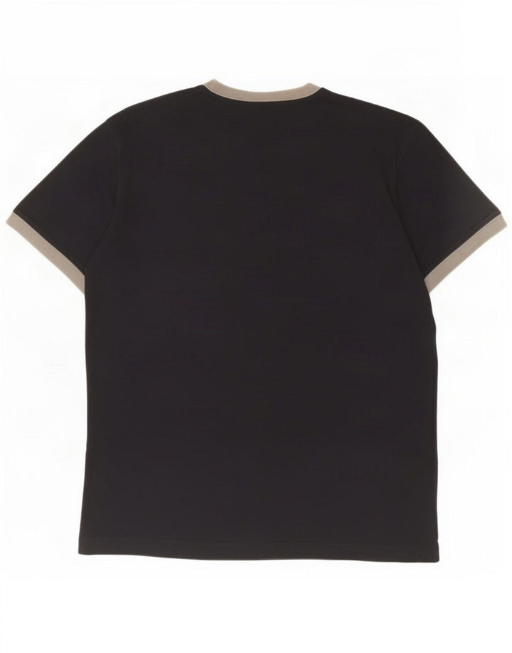 Lee Mens T-Shirt Top Large Black Cotton