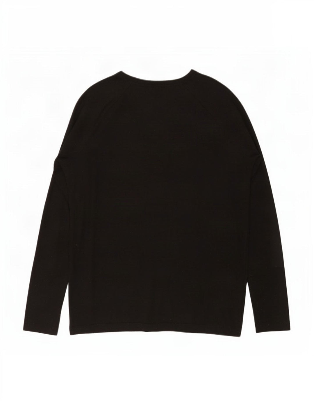 Zara Womens Oversized Top Long Sleeve UK 10 Small Black