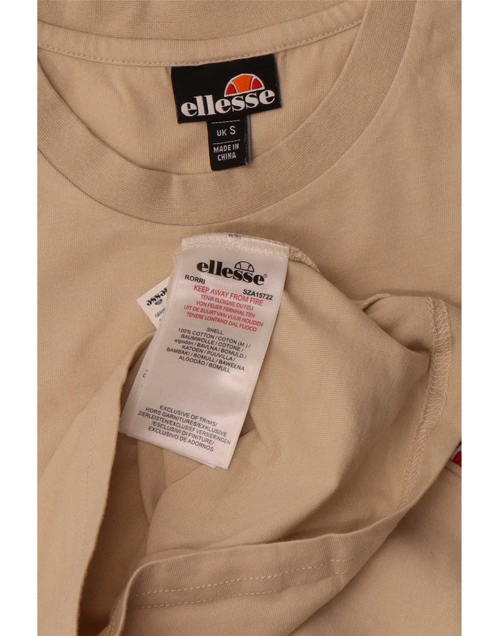 Ellesse Mens T-Shirt Top Small Beige