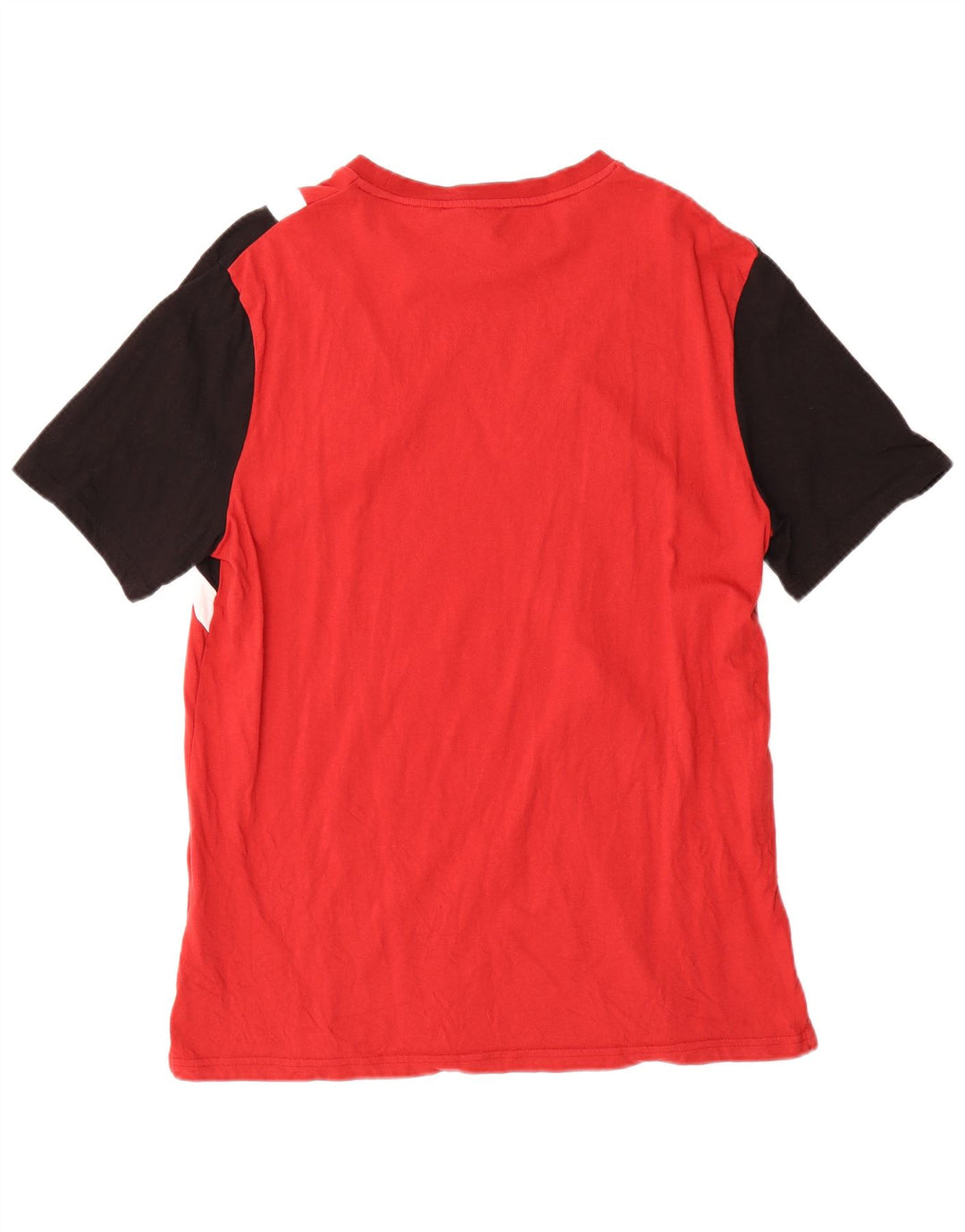 Lyle & Scott Mens T-Shirt Top Medium Red Colourblock Cotton