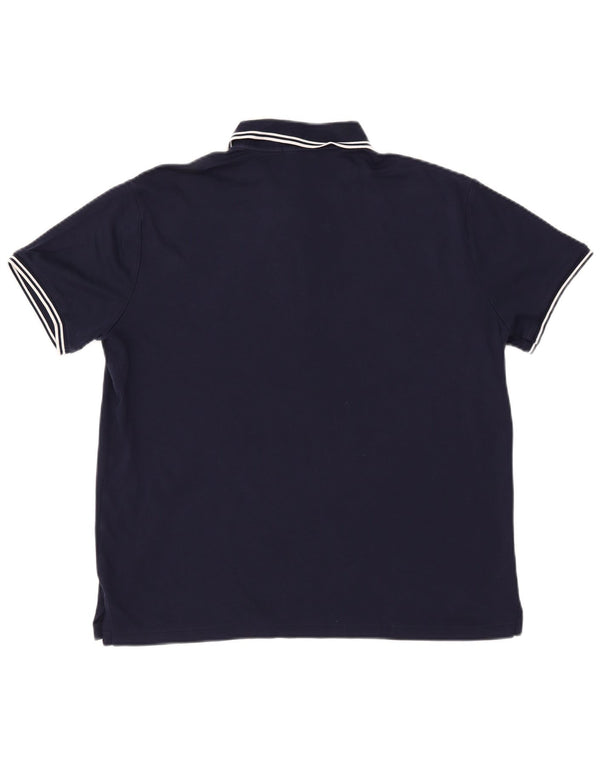 POLO RALPH LAUREN Mens Custom Slim Fit Polo Shirt Large Navy Blue