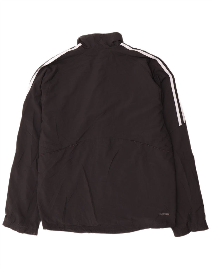 Adidas Mens Climalite Tracksuit Top Jacket Medium Black Colourblock