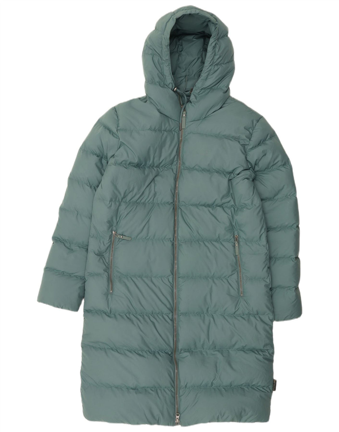 Jack Wolfskin Womens Hooded Oversized Padded Coat UK 10/12 Medium Green