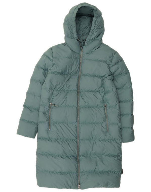 Jack Wolfskin Womens Hooded Oversized Padded Coat UK 10/12 Medium Green