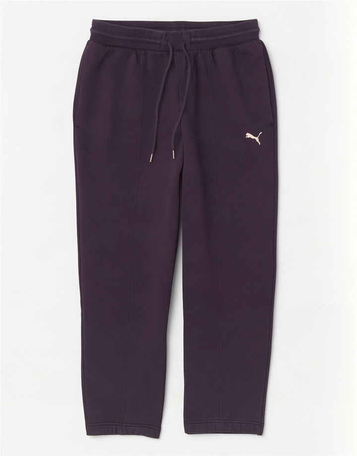 Puma Womens Tracksuit Trousers Large Navy Blue Cotton