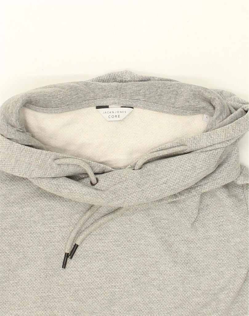 JACK & JONES Mens Hoodie Jumper Large Grey Cotton | Vintage Jack & Jones | Thrift | Second-Hand Jack & Jones | Used Clothing | Messina Hembry 