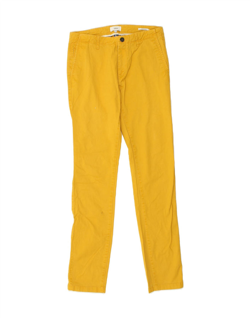 JULES Womens Sasha Slim Chino Trousers EU 38 Medium W30 L34  Yellow | Vintage Jules | Thrift | Second-Hand Jules | Used Clothing | Messina Hembry 