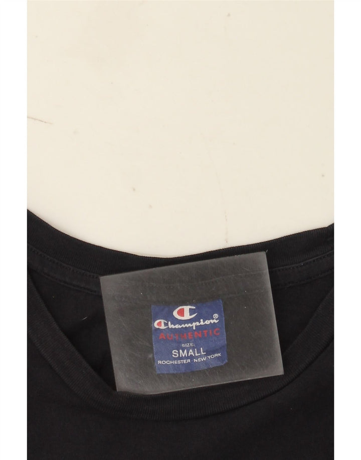Champion Mens Graphic Vest Top Small Navy Blue