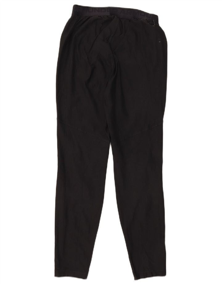 UNDER ARMOUR Womens Graphic Leggings UK 10 Small  Black Colourblock