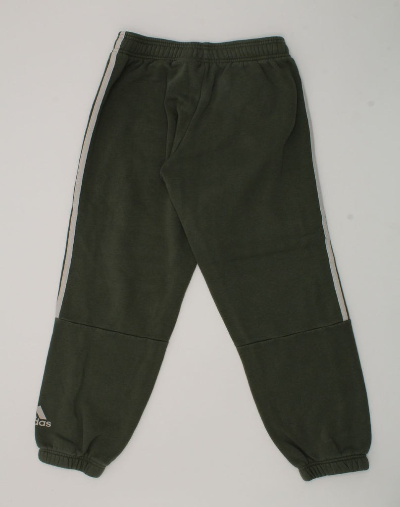 ADIDAS Boys Tracksuit Trousers Joggers 11-12 Years  Green Cotton | Vintage Adidas | Thrift | Second-Hand Adidas | Used Clothing | Messina Hembry 