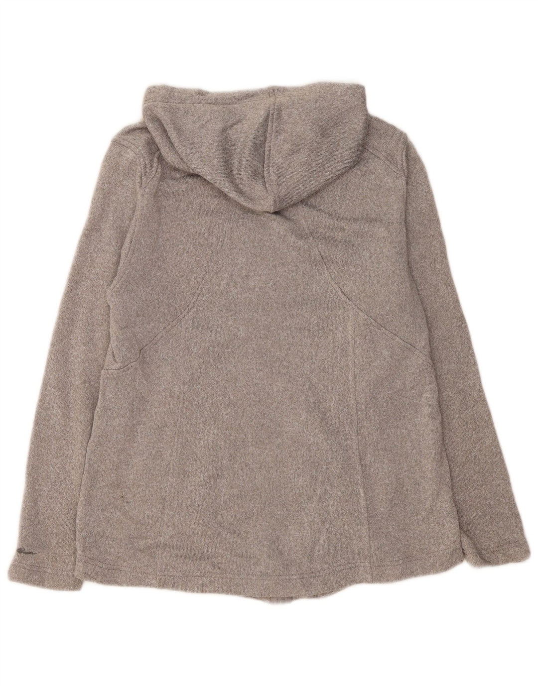 Eddie Bauer Womens Zip Hoodie Sweater UK 18 XL Grey Polyester