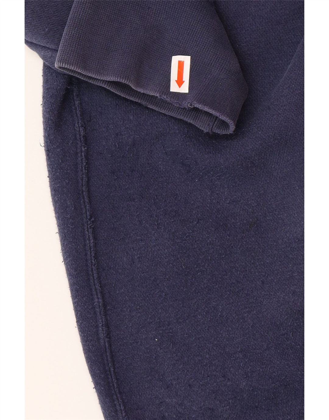 NIKE Mens Loose Fit Graphic Hoodie Jumper XL Navy Blue Cotton