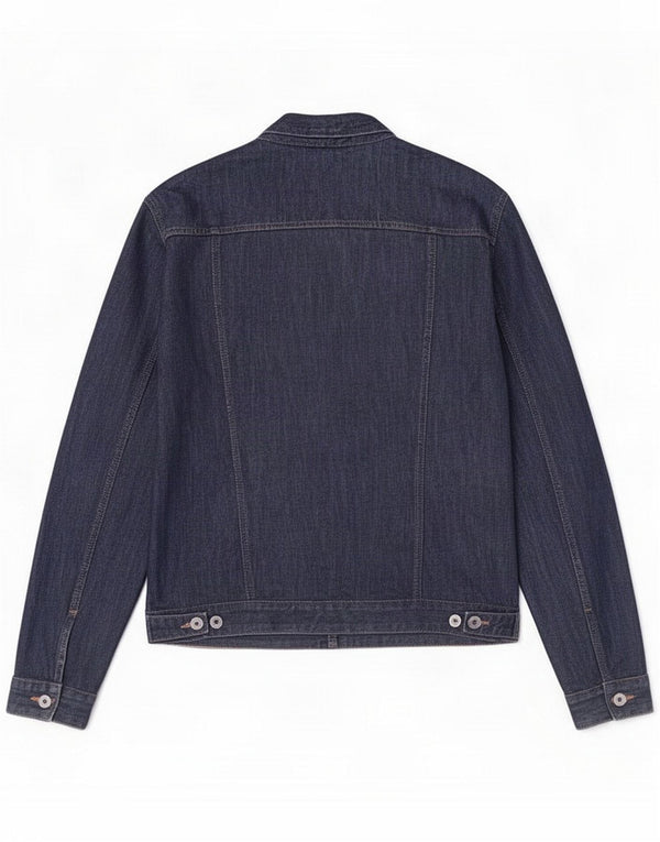 Tommy Hilfiger Mens Denim Jacket UK 40 Large Navy Blue Cotton Classic