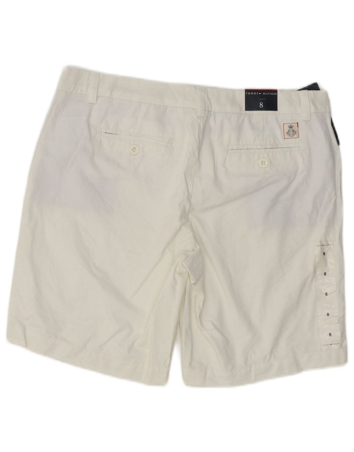 Tommy Hilfiger Womens Chino Shorts US 8 Medium W32 White Cotton