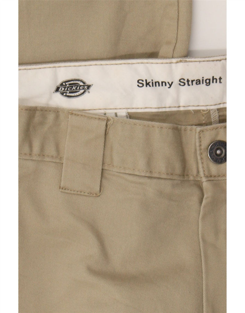 DICKIES Mens Skinny Straight Cargo Trousers W30 L30 Beige Vintage Dickies and Second-Hand Dickies from Messina Hembry 