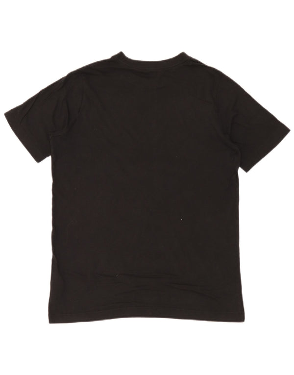 Nike Boys Standard Fit Graphic T-Shirt Top 13-14 Years XL Black Cotton