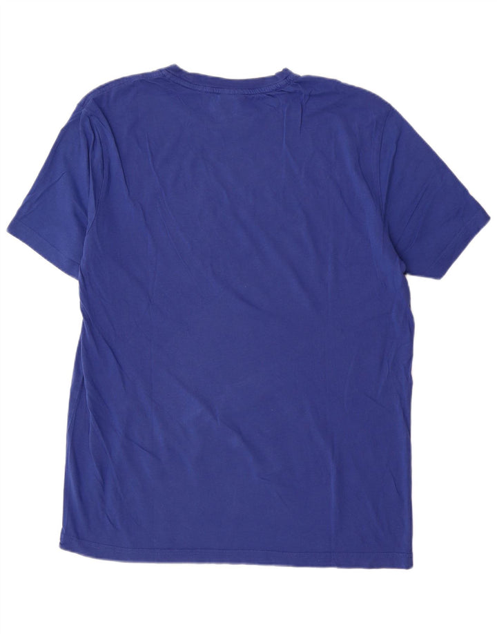 Champion Mens Graphic T-Shirt Top XL Blue