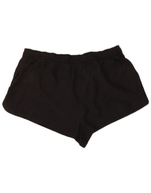 Nike Womens Dri Fit Sport Shorts UK 16 Large Black Polyester