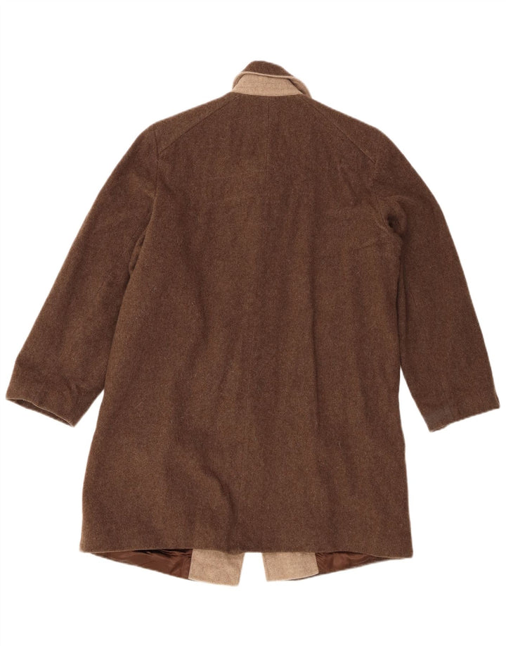 Eastex Womens Duffle Coat UK 10 Small Brown Wool