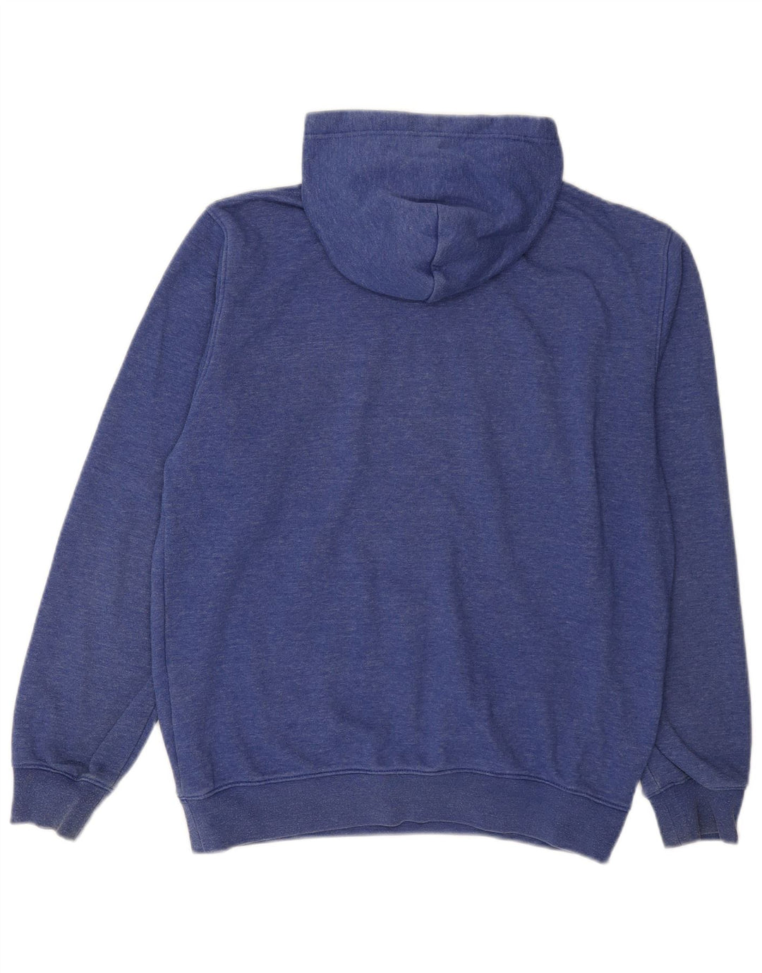 CHAMPION Mens Graphic Hoodie Jumper Large Blue Cotton