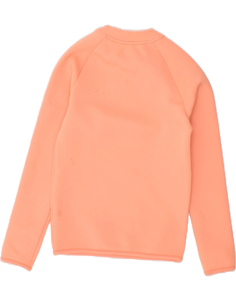 ADIDAS Girls Graphic Sweatshirt Jumper 13-14 Years Pink Polyester Vintage Adidas and Second-Hand Adidas from Messina Hembry 