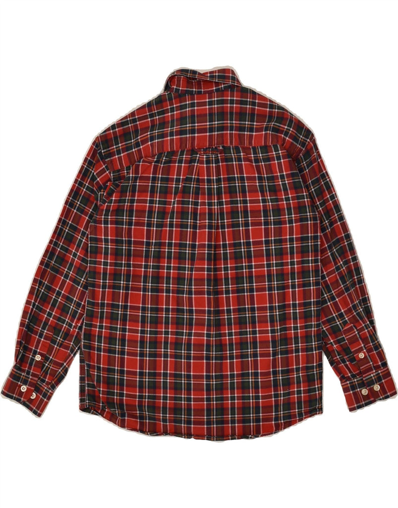 GANT Boys Flannel Shirt 7-8 Years Medium Red Check Cotton | Vintage Gant | Thrift | Second-Hand Gant | Used Clothing | Messina Hembry 